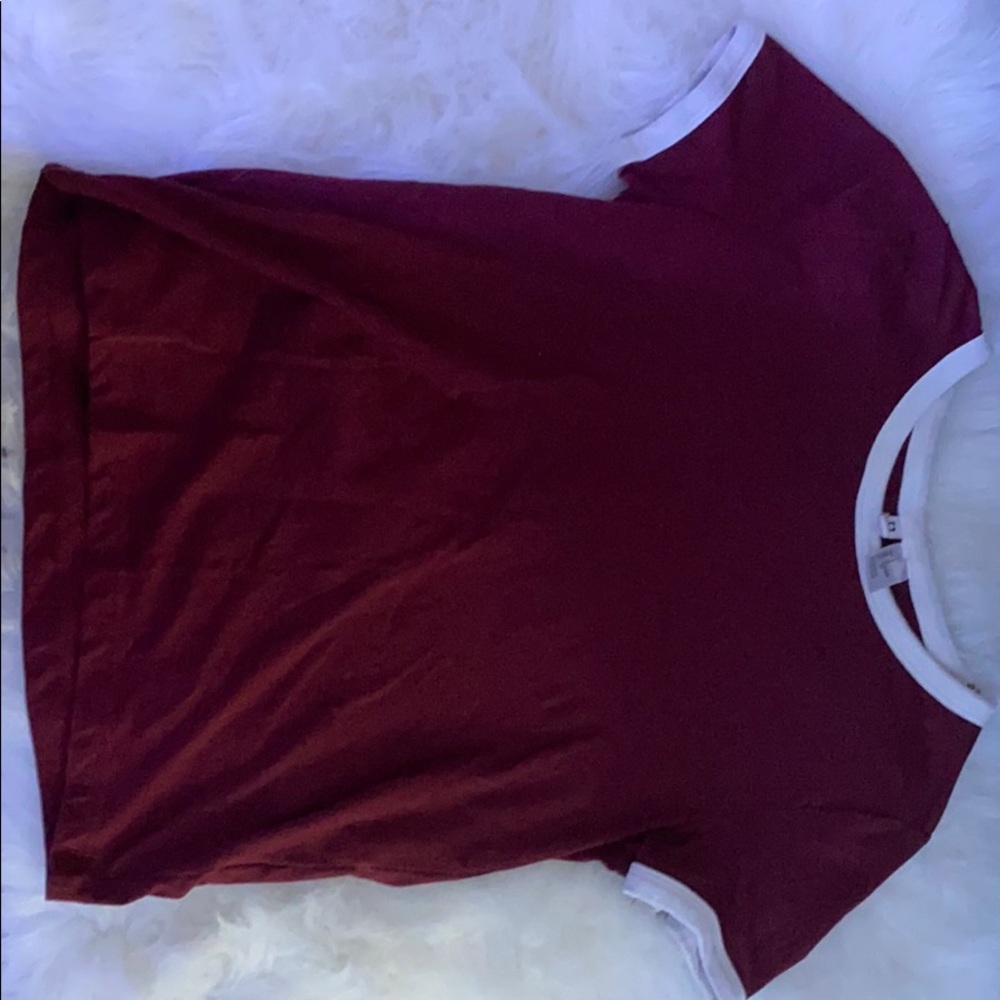 H&M burgundy top